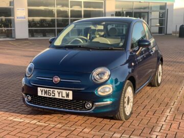 Fiat 500 1.2 Lounge Hatchback 3dr Petrol Manual Euro 6 (s/s) (69 bhp) YM65 YLW