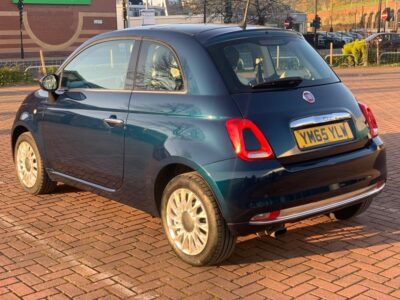 Fiat 500 1.2 Lounge Hatchback 3dr Petrol Manual Euro 6 (s/s) (69 bhp) YM65 YLW