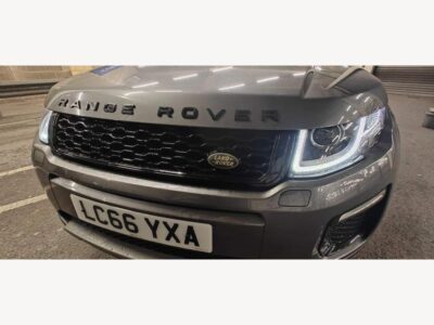 LAND ROVER RANGE ROVER EVOQUE SE TECH ED4 ENGINE SIZE 2.0 Litres FUEL DIESEL BODY 5 DOOR ESTATE TRANSMISSION MANUAL SEATS 5 COLOUR GREY REG DATE 05/01/2017 134000 Miles LC66 YXA