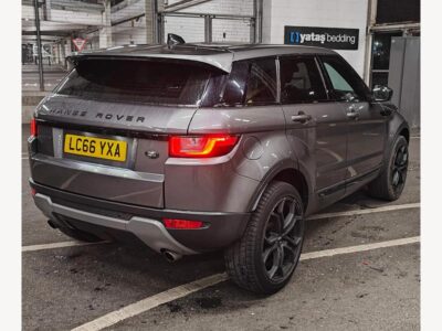 LAND ROVER RANGE ROVER EVOQUE SE TECH ED4 ENGINE SIZE 2.0 Litres FUEL DIESEL BODY 5 DOOR ESTATE TRANSMISSION MANUAL SEATS 5 COLOUR GREY REG DATE 05/01/2017 134000 Miles LC66 YXA