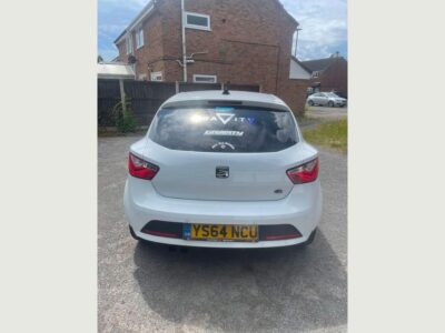 SEAT IBIZA FR BLACK TSI ENGINE SIZE 1.2 Litres FUEL PETROL BODY 3 DOOR HATCHBACK TRANSMISSION MANUAL SEATS 5 COLOUR WHITE REG DATE 30/12/2014 87000 miles YS64 NCU