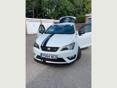 SEAT IBIZA FR BLACK TSI ENGINE SIZE 1.2 Litres FUEL PETROL BODY 3 DOOR HATCHBACK TRANSMISSION MANUAL SEATS 5 COLOUR WHITE REG DATE 30/12/2014 87000 miles YS64 NCU