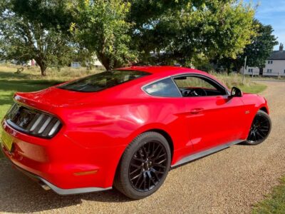 FORD MUSTANG GT ENGINE SIZE 5.0 Litres FUEL PETROL BODY 2 DOOR COUPE TRANSMISSION MANUAL SEATS 4 COLOUR RED REG DATE 02/09/2017 42000 Miles KE67 ERY