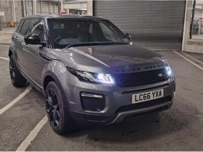 LAND ROVER RANGE ROVER EVOQUE SE TECH ED4 ENGINE SIZE 2.0 Litres FUEL DIESEL BODY 5 DOOR ESTATE TRANSMISSION MANUAL SEATS 5 COLOUR GREY REG DATE 05/01/2017 134000 Miles LC66 YXA