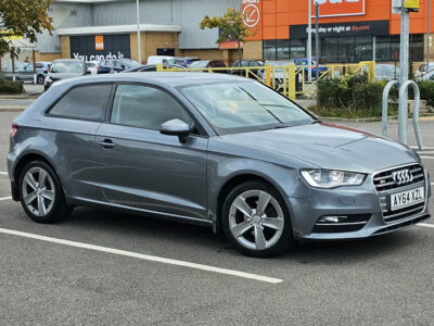 Audi A3 2.0 TDI SE ENGINE SIZE 2.0 Litres FUEL DIESEL BODY 3 DOOR HATCHBACK TRANSMISSION SEMI AUTO SEATS 5 COLOUR GREY REG DATE 01/09/2014 48,000 Miles AY64 XZL