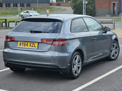 Audi A3 2.0 TDI SE ENGINE SIZE 2.0 Litres FUEL DIESEL BODY 3 DOOR HATCHBACK TRANSMISSION SEMI AUTO SEATS 5 COLOUR GREY REG DATE 01/09/2014 48,000 Miles AY64 XZL