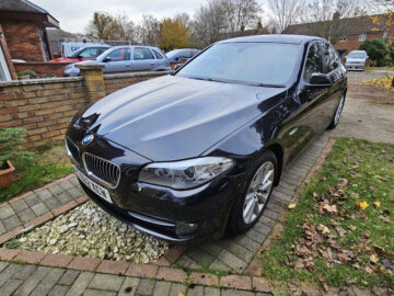 BMW 5 Series 520D SE AUTO ENGINE SIZE 2.0 Litres FUEL DIESEL BODY 4 DOOR SALOON TRANSMISSION AUTOMATIC SEATS 5 COLOUR BLACK REG DATE 01/09/2012 83400 Miles CX62 XCW