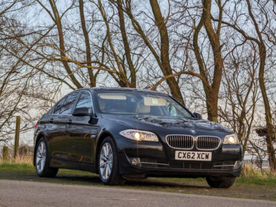 BMW 5 Series 520D SE AUTO ENGINE SIZE 2.0 Litres FUEL DIESEL BODY 4 DOOR SALOON TRANSMISSION AUTOMATIC SEATS 5 COLOUR BLACK REG DATE 01/09/2012 83400 Miles CX62 XCW