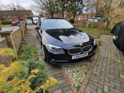 BMW 5 Series 520D SE AUTO ENGINE SIZE 2.0 Litres FUEL DIESEL BODY 4 DOOR SALOON TRANSMISSION AUTOMATIC SEATS 5 COLOUR BLACK REG DATE 01/09/2012 83400 Miles CX62 XCW