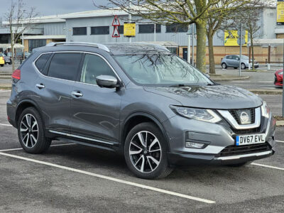 NISSAN X-TRAIL TEKNA DCI 4X4 ENGINE SIZE 1.6 Litres FUEL DIESEL BODY 5 DOOR ESTATE TRANSMISSION MANUAL SEATS 7 COLOUR GREY REG DATE 30/09/2017 90000 Miles DV67 EVL