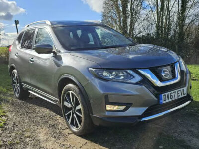 NISSAN X-TRAIL TEKNA DCI 4X4 ENGINE SIZE 1.6 Litres FUEL DIESEL BODY 5 DOOR ESTATE TRANSMISSION MANUAL SEATS 7 COLOUR GREY REG DATE 30/09/2017 90000 Miles DV67 EVL