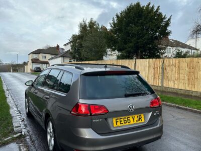 VOLKSWAGEN GOLF MATCH EDITION TSI BMT S-A GREY, 2016 ENGINE SIZE1.4 Litres FUEL PETROL BODY 5 DOOR ESTATE TRANSMISSION SEMI AUTO SEATS 5 COLOUR GREY REG DATE 23/09/2016  FE66 YJR