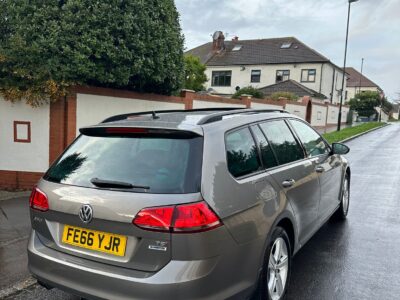 VOLKSWAGEN GOLF MATCH EDITION TSI BMT S-A GREY, 2016 ENGINE SIZE1.4 Litres FUEL PETROL BODY 5 DOOR ESTATE TRANSMISSION SEMI AUTO SEATS 5 COLOUR GREY REG DATE 23/09/2016  FE66 YJR