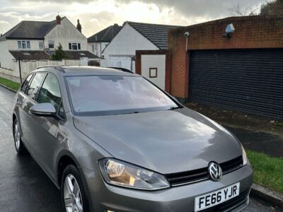 VOLKSWAGEN GOLF MATCH EDITION TSI BMT S-A GREY, 2016 ENGINE SIZE1.4 Litres FUEL PETROL BODY 5 DOOR ESTATE TRANSMISSION SEMI AUTO SEATS 5 COLOUR GREY REG DATE 23/09/2016  FE66 YJR