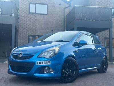 VAUXHALL MODEL CORSA VXR ENGINE CC 1598 cc ENGINE SIZE 1.6 Litres FUEL PETROL BODY 3 DOOR HATCHBACK TRANSMISSION MANUAL SEATS 5 COLOUR BLUE REG DATE 25/04/2014 75,390 Miles  LM14KNV