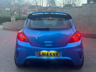 VAUXHALL MODEL CORSA VXR ENGINE CC 1598 cc ENGINE SIZE 1.6 Litres FUEL PETROL BODY 3 DOOR HATCHBACK TRANSMISSION MANUAL SEATS 5 COLOUR BLUE REG DATE 25/04/2014 75,390 Miles  LM14KNV