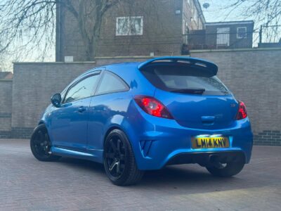 VAUXHALL MODEL CORSA VXR ENGINE CC 1598 cc ENGINE SIZE 1.6 Litres FUEL PETROL BODY 3 DOOR HATCHBACK TRANSMISSION MANUAL SEATS 5 COLOUR BLUE REG DATE 25/04/2014 75,390 Miles  LM14KNV