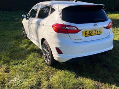 FORD, FIESTA, ST-LINE EDITION, TURBO,  ENGINE SIZE 1.0 Litres FUEL PETROL BODY 5 DOOR HATCHBACK TRANSMISSION MANUAL SEATS 5 COLOUR WHITE REG DATE 12/03/2021, Essex EJ21 ZYB