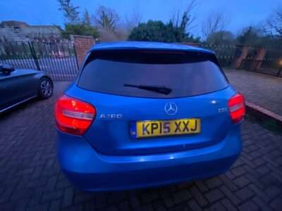 MERCEDES-BENZ A180 BLUEEFFICIENCY SE CDI A ENGINE SIZE1.5 Litres FUEL DIESEL BODY 5 DOOR HATCHBACK TRANSMISSION AUTOMATIC SEATS 5 COLOUR BLUE REG DATE 11/05/2015  49,500 Miles   KP15 XXJ