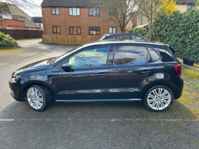 VOLKSWAGEN POLO BLUEGT ENGINE SIZE 1.4 Litres FUEL PETROL BODY 5 DOOR HATCHBACK TRANSMISSION MANUAL SEATS 5 COLOUR BLACK REG DATE 12/12/2015 48000 miles KP65XLF