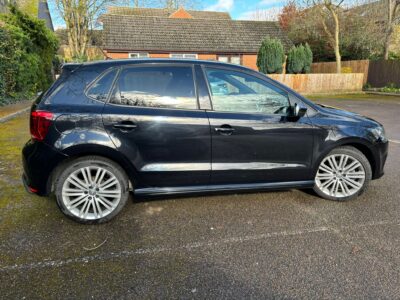 VOLKSWAGEN POLO BLUEGT ENGINE SIZE 1.4 Litres FUEL PETROL BODY 5 DOOR HATCHBACK TRANSMISSION MANUAL SEATS 5 COLOUR BLACK REG DATE 12/12/2015 48000 miles KP65XLF