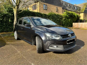 VOLKSWAGEN POLO BLUEGT ENGINE SIZE 1.4 Litres FUEL PETROL BODY 5 DOOR HATCHBACK TRANSMISSION MANUAL SEATS 5 COLOUR BLACK REG DATE 12/12/2015 48000 miles KP65XLF