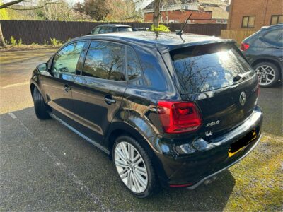 VOLKSWAGEN POLO BLUEGT ENGINE SIZE 1.4 Litres FUEL PETROL BODY 5 DOOR HATCHBACK TRANSMISSION MANUAL SEATS 5 COLOUR BLACK REG DATE 12/12/2015 48000 miles KP65XLF