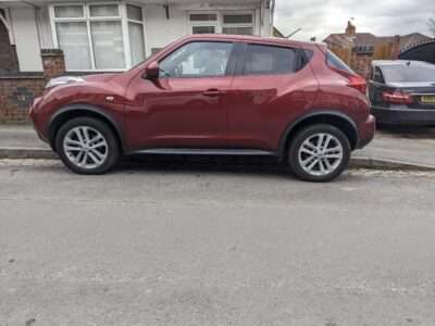 NISSAN JUKE TEKNA CVT ENGINE SIZE 1.6 Litres FUEL PETROL BODY 5 DOOR HATCHBACK TRANSMISSION CVT SEATS 5 COLOUR RED REG DATE 31/01/2013 68,265 Miles  LD62 ZBV