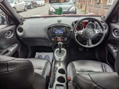 NISSAN JUKE TEKNA CVT ENGINE SIZE 1.6 Litres FUEL PETROL BODY 5 DOOR HATCHBACK TRANSMISSION CVT SEATS 5 COLOUR RED REG DATE 31/01/2013 68,265 Miles  LD62 ZBV