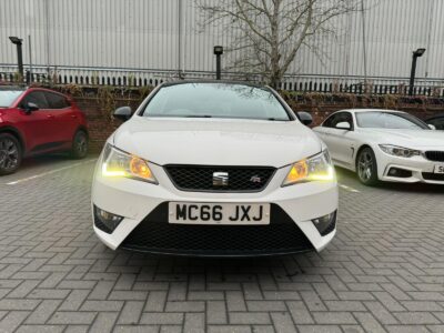 SEAT IBIZA FR TECHNOLOGY TSI ENGINE SIZE 1.2 Litres FUEL PETROL BODY 5 DOOR HATCHBACK TRANSMISSION MANUAL SEATS 5 COLOUR WHITE REG DATE 15/02/2017 57000 miles MC66JXJ