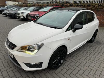 SEAT IBIZA FR TECHNOLOGY TSI ENGINE SIZE 1.2 Litres FUEL PETROL BODY 5 DOOR HATCHBACK TRANSMISSION MANUAL SEATS 5 COLOUR WHITE REG DATE 15/02/2017 57000 miles MC66JXJ