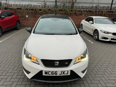 SEAT IBIZA FR TECHNOLOGY TSI ENGINE SIZE 1.2 Litres FUEL PETROL BODY 5 DOOR HATCHBACK TRANSMISSION MANUAL SEATS 5 COLOUR WHITE REG DATE 15/02/2017 57000 miles MC66JXJ