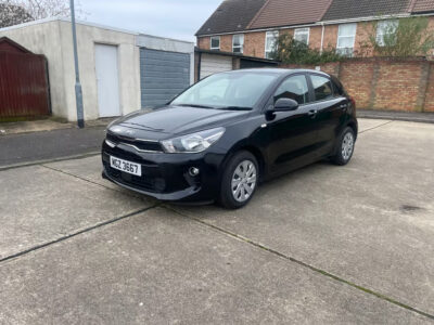 KIA RIO 1 ISG  ENGINE SIZE 1.2 Litres FUEL PETROL BODY 5 DOOR HATCHBACK TRANSMISSION MANUAL SEATS 5 COLOUR BLACK REG DATE 11/02/2019  17,000 Miles  MGZ 3667