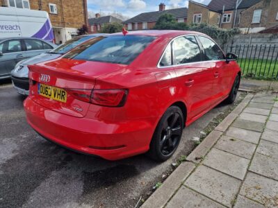 AUDI A3 SPORT TFSI S-A ENGINE SIZE 1.4 Litres FUEL PETROL BODY 4 DOOR SALOON TRANSMISSION SEMI AUTO SEATS 5 COLOUR RED REG DATE 17/09/2013 67300 Miles OU63 VHR