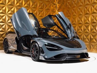 MCLAREN 765LT V8 S-A GREY ENGINE SIZE 4.0 Litres FUEL PETROL BODY 2 DOOR COUPE TRANSMISSION SEMI AUTO SEATS 2 COLOUR GREY REG DATE 09/03/2021 4070 Miles LG21 GZE