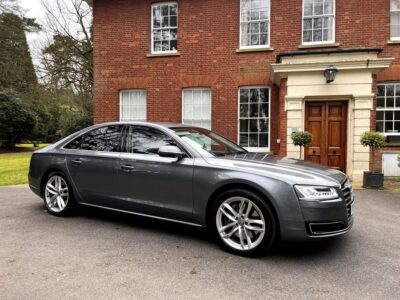 AUDI A8 SPORT EXEC TDI QUATTRO ENGINE SIZE 4.2 Litres FUEL DIESEL BODY 4 DOOR SALOON TRANSMISSION AUTOMATIC SEATS 5 COLOUR GREY REG DATE 17/09/2014 95000 Miles PE64 LSD