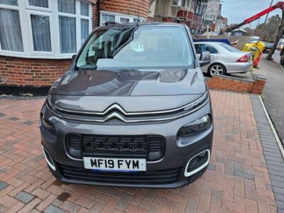 CITROEN BERLINGO FLAIR BLUE HDI ENGINE SIZE 1.5 Litres FUEL DIESEL BODY 5 DOOR MPV TRANSMISSION MANUAL SEATS 5 COLOUR GREY REG DATE 15/03/2019 19,100 Miles MF19 FYM