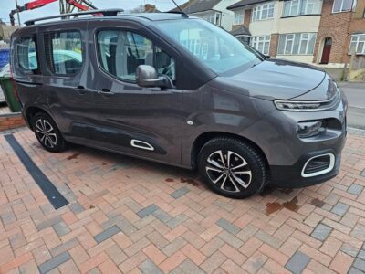 CITROEN BERLINGO FLAIR BLUE HDI ENGINE SIZE 1.5 Litres FUEL DIESEL BODY 5 DOOR MPV TRANSMISSION MANUAL SEATS 5 COLOUR GREY REG DATE 15/03/2019 19,100 Miles MF19 FYM