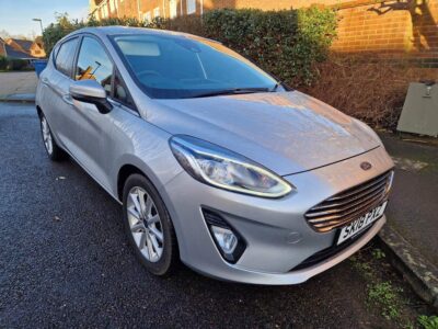 FORD FIESTA TITANIUM TURBO  ENGINE SIZE 1.0 Litres FUEL PETROL BODY 5 DOOR HATCHBACK TRANSMISSION MANUAL SEATS 5 COLOUR SILVER REG DATE 29/03/2018 52000 Miles(estimated) SK18 PXZ