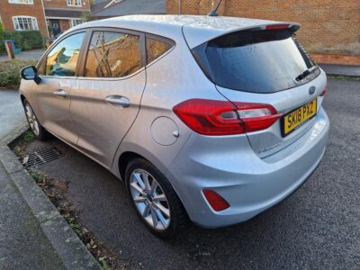 FORD FIESTA TITANIUM TURBO  ENGINE SIZE 1.0 Litres FUEL PETROL BODY 5 DOOR HATCHBACK TRANSMISSION MANUAL SEATS 5 COLOUR SILVER REG DATE 29/03/2018 52000 Miles(estimated) SK18 PXZ