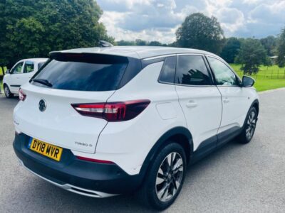 VAUXHALL GRANDLAND X SPORT NAV T D SS ENGINE SIZE 1.6 Litres FUEL DIESEL BODY 5 DOOR HATCHBACK TRANSMISSION MANUAL SEATS 5 COLOUR WHITE REG DATE 31/07/2018 80521 Miles DY18 MVR