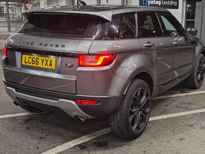 LAND ROVER RANGE ROVER EVOQUE SE TECH ED4 ENGINE SIZE 2.0 Litres FUEL DIESEL BODY 5 DOOR ESTATE TRANSMISSION MANUAL SEATS 5 COLOUR GREY REG DATE 05/01/2017 134000 Miles LC66 YXA