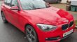 BMW 116I SPORT AUTO ENGINE SIZE 1.6 Litres FUEL PETROL BODY 3 DOOR HATCHBACK TRANSMISSION AUTOMATIC SEATS 5 COLOUR RED REG DATE 03/05/2013 76,000 Miles WJ13 YAH