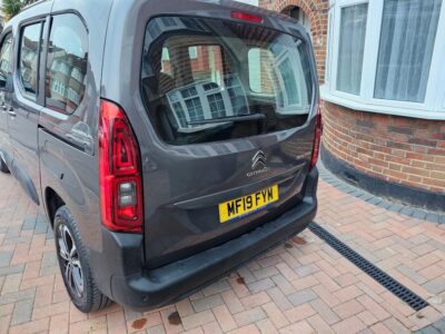 CITROEN BERLINGO FLAIR BLUE HDI ENGINE SIZE 1.5 Litres FUEL DIESEL BODY 5 DOOR MPV TRANSMISSION MANUAL SEATS 5 COLOUR GREY REG DATE 15/03/2019 19,100 Miles MF19 FYM