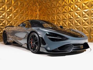 MCLAREN 765LT V8 S-A GREY ENGINE SIZE 4.0 Litres FUEL PETROL BODY 2 DOOR COUPE TRANSMISSION SEMI AUTO SEATS 2 COLOUR GREY REG DATE 09/03/2021 4070 Miles LG21 GZE