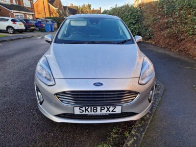 FORD FIESTA TITANIUM TURBO  ENGINE SIZE 1.0 Litres FUEL PETROL BODY 5 DOOR HATCHBACK TRANSMISSION MANUAL SEATS 5 COLOUR SILVER REG DATE 29/03/2018 52000 Miles(estimated) SK18 PXZ