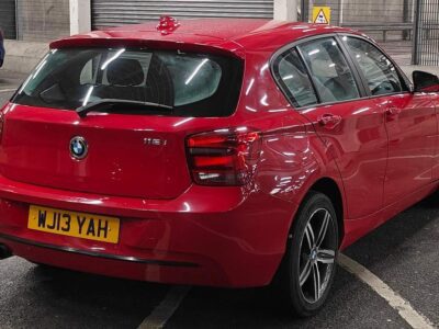 BMW 116I SPORT AUTO ENGINE SIZE 1.6 Litres FUEL PETROL BODY 3 DOOR HATCHBACK TRANSMISSION AUTOMATIC SEATS 5 COLOUR RED REG DATE 03/05/2013 76,000 Miles WJ13 YAH