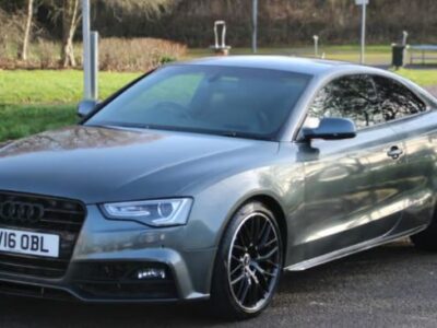 AUDI A5 S LINE BLK ED + TDI QUAT SA ENGINE SIZE 3.0 Litres FUEL DIESEL BODY 2 DOOR COUPE TRANSMISSION SEMI AUTO SEATS 4 COLOUR GREY REG DATE 31/05/2016 72000 Miles OV16 OBL