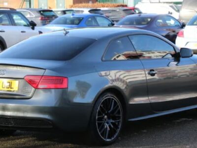 AUDI A5 S LINE BLK ED + TDI QUAT SA ENGINE SIZE 3.0 Litres FUEL DIESEL BODY 2 DOOR COUPE TRANSMISSION SEMI AUTO SEATS 4 COLOUR GREY REG DATE 31/05/2016 72000 Miles OV16 OBL