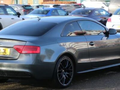 AUDI A5 S LINE BLK ED + TDI QUAT SA ENGINE SIZE 3.0 Litres FUEL DIESEL BODY 2 DOOR COUPE TRANSMISSION SEMI AUTO SEATS 4 COLOUR GREY REG DATE 31/05/2016 72000 Miles OV16 OBL